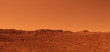 Desert mars mountains with a striking red colour