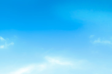 Wall Mural - blue sky with beautiful natural white clouds