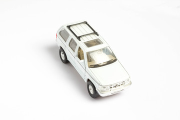 toy car on a white background