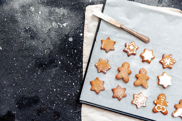 Wall Mural - Christmas ginger cookies