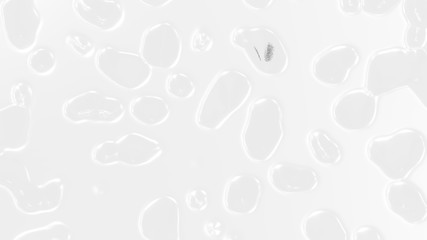 Poster - 3d illustration of abstract background with irregular holes on surface. wallpaper