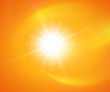 © Cobalt - Sunny natural background, orange with glowing halo