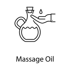 Canvas Print -  Massage Oil 