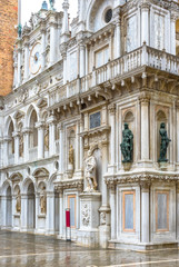 Sticker - Doge`s Palace or Palazzo Ducale, Venice, Italy. It is one of the top landmarks of Venice.