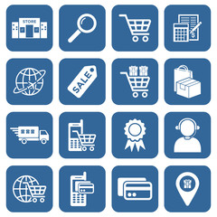 Poster - online shopping icon vector design symbol