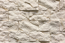 Gray Decorative Stone Background. Gray Wall Background Of Concrete Block Texture