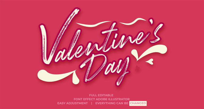 text effect template vector, easy editable and customize