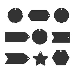 Poster - Blank labels template. Price tags set. Vector illustration eps 10