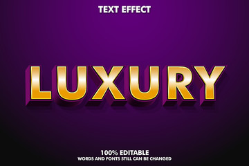 Poster - Strong luxury text effect