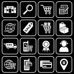 Poster - online shopping icon vector design symbol