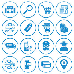 Poster - online shopping icon vector design symbol