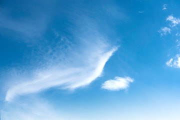 blue sky with clouds background