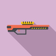 Poster - energy blaster icon. flat illustration of energy blaster vector icon for web design