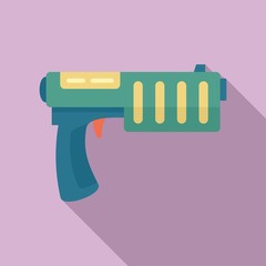 Poster - Kid blaster icon. Flat illustration of kid blaster vector icon for web design