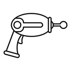 Poster - toy blaster icon. outline toy blaster vector icon for web design isolated on white background