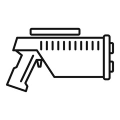 Poster - Water blaster icon. Outline water blaster vector icon for web design isolated on white background
