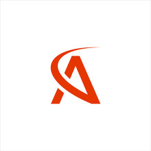 The Letter A Logo, And The Launch Logo