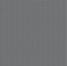 Knit Texture Gray Color. Vector Seamless Pattern Fabric. Knitting Background Flat Design.