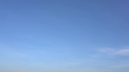Wall Mural - beautiful clear peaceful blue sky video timelapse