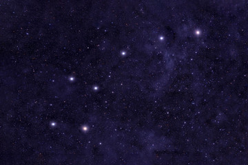 Wall Mural - Ursa Minor, constellation. Against the background of the night sky. Elements of this image were furnished by NASA.