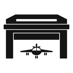Poster - city hangar icon. simple illustration of city hangar vector icon for web design isolated on white ba
