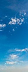 Wall Mural - fantastic clouds against blue sky, panorama