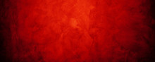 Red Grunge Background Wall.