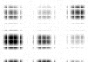 Abstract monochrome half-tone. Black and white print pattern