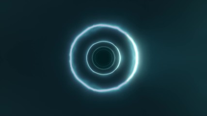 Poster - Power Energy Textured 3d Vortex Background Loop/ 4k animation of an abstract background with energy circles seamless looping