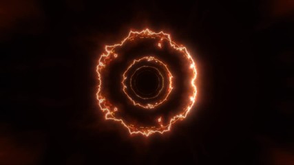 Poster - Power Energy Textured 3d Vortex Background Loop/ 4k animation of an abstract background with energy circles seamless looping