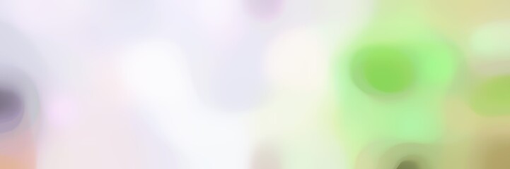 Poster - smooth horizontal background with white smoke, dark khaki and tea green colors and space for text or image