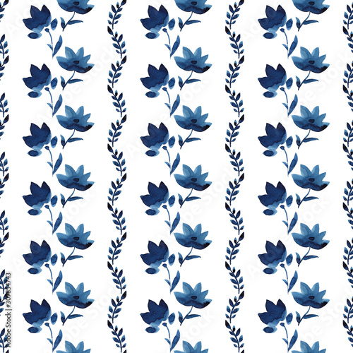 watercolor-flowers-handmade-in-indigo-blue-flower-seamless-pattern-isoleted-on-white-background-pantone-2020-classic-blue