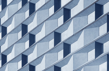 Poster - Exterior of modern architecture. Building abstract background