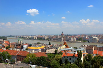 Canvas Print - panorama of budapest