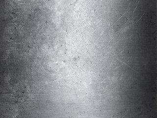 Wall Mural - Silver metal texture