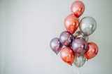 Balloons on the bright background