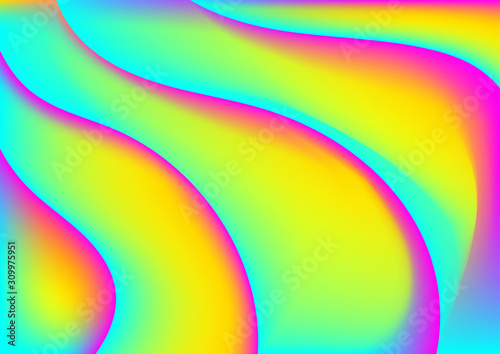 Fluid colorful shapes composition background. Neon bright trendy gradients. C...