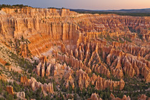 Landscape From Bryce Point At Dawn Of The Hoodoos Of Bryce Canyon National Park, Utah, USA