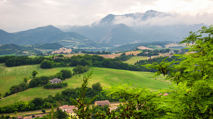 Sassoferrato (Ancona) - View from the Rocca Albornoz