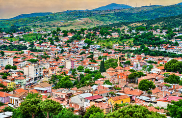 Wall Mural - Bergama City in Turkey