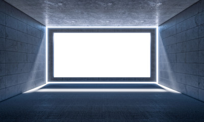 Wall Mural - empty concrete room