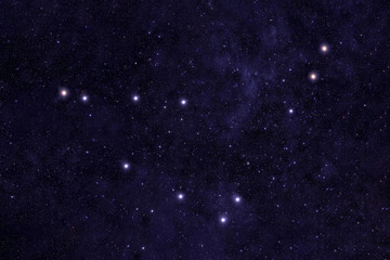Wall Mural - capricorn constellation. against the background of the night sky. elements of this image were furnis