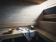 Benches In Sauna