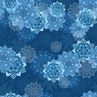 pattern abstract paper snowflake winter