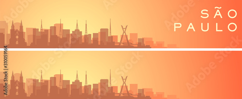 Sao Paulo Beautiful Skyline Scenery Banner