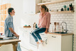 © GalakticDreamer - Cheerful young couple in kitchen