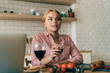 © GalakticDreamer - Attractive woman with glass of wine