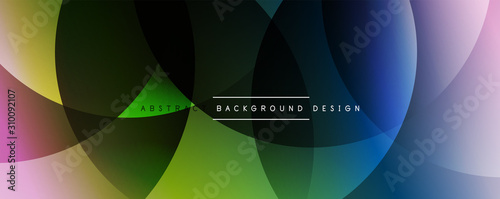 Dynamic trendy simple fluid color gradient abstract background with line effe...
