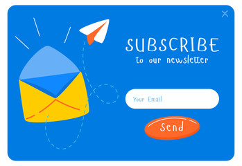 Wall Mural - subscribe now for our newsletter