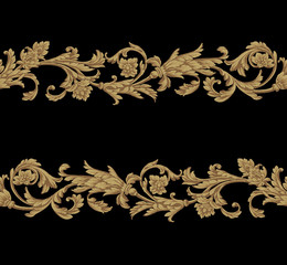 Decorative elegant luxury design.Vintage elements in baroque, rococo style.Design for cover, fabric, textile, wrapping paper .